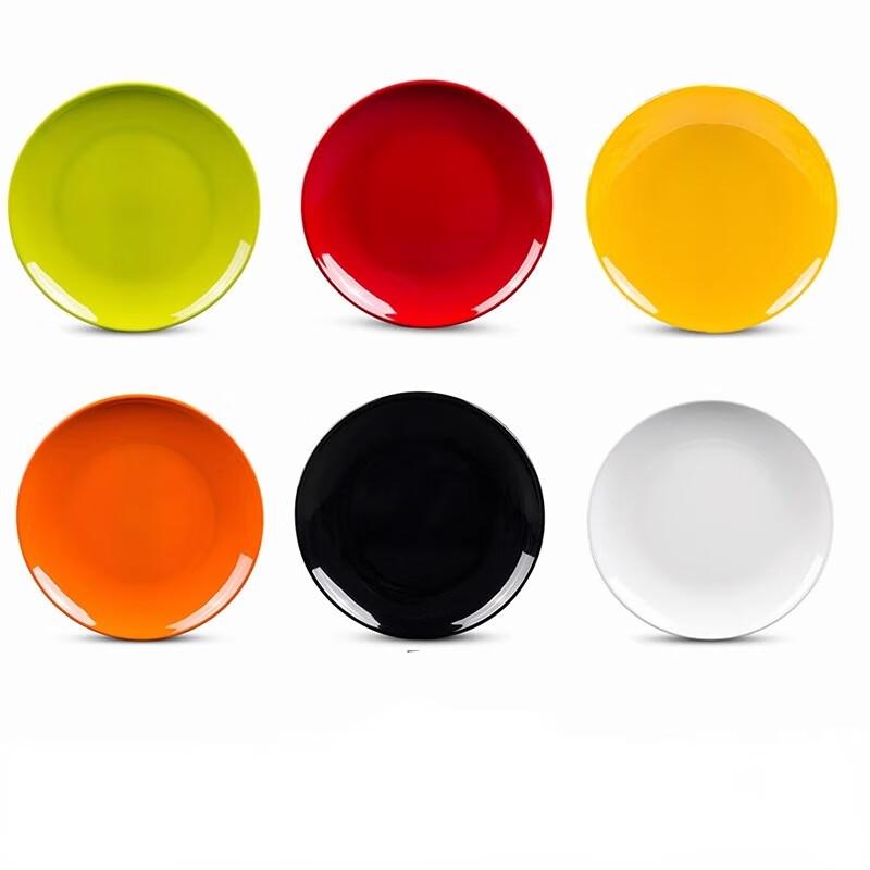 Naiduo Round Melamine Dinner Plates (Set of 2)