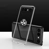 For VIVO X300 FE Case Ring Holder Phone Case Ultra Thin Transparent Car Navigation Silicone Clear Cases For VIVO X300 FE Phone Casing