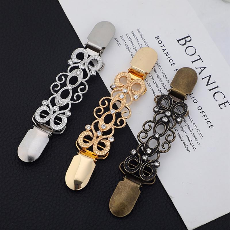 1Pc Dress Clips Back Cinch Sweater Shirt Clips Vintage Shawl Clips Cinch Clip Brooch Clips Cardigan Clips For Women Clothing