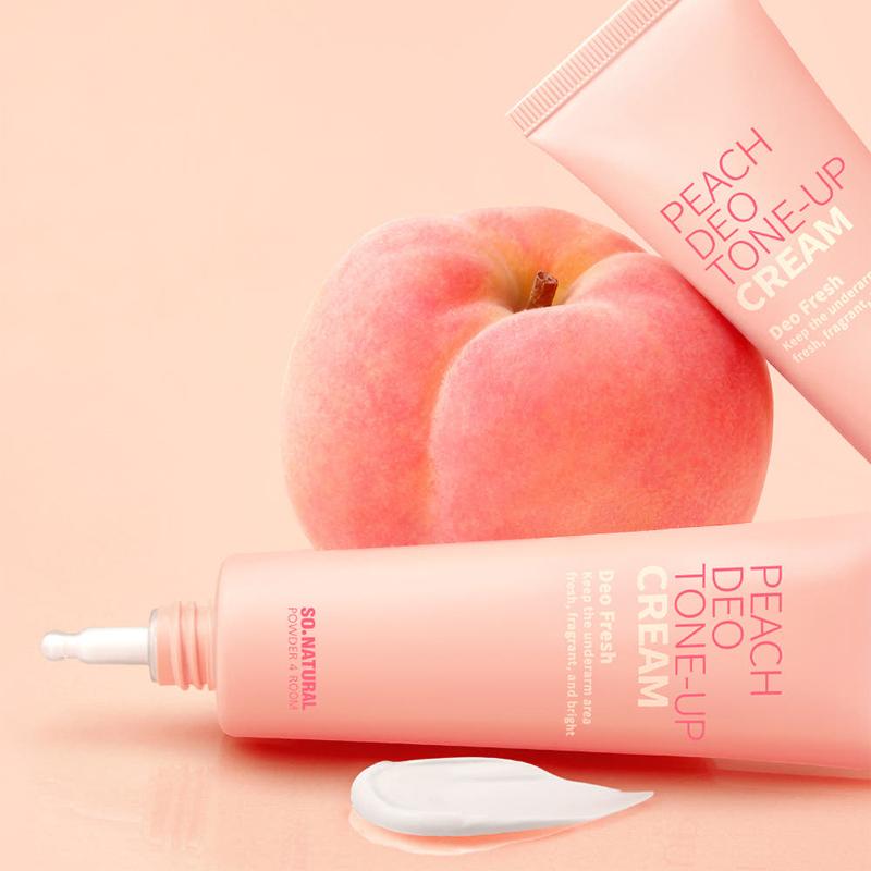 SO NATURAL Pfirsich Deo Tone-up Creme 50ml