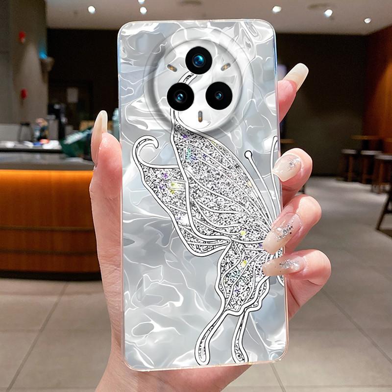 For Realme 14 Pro Plus 5G Case Luxury Flower Soft Slim TPU Phone Housing For Realme 14 Pro 14Pro+ Funda Transparent Back Covers