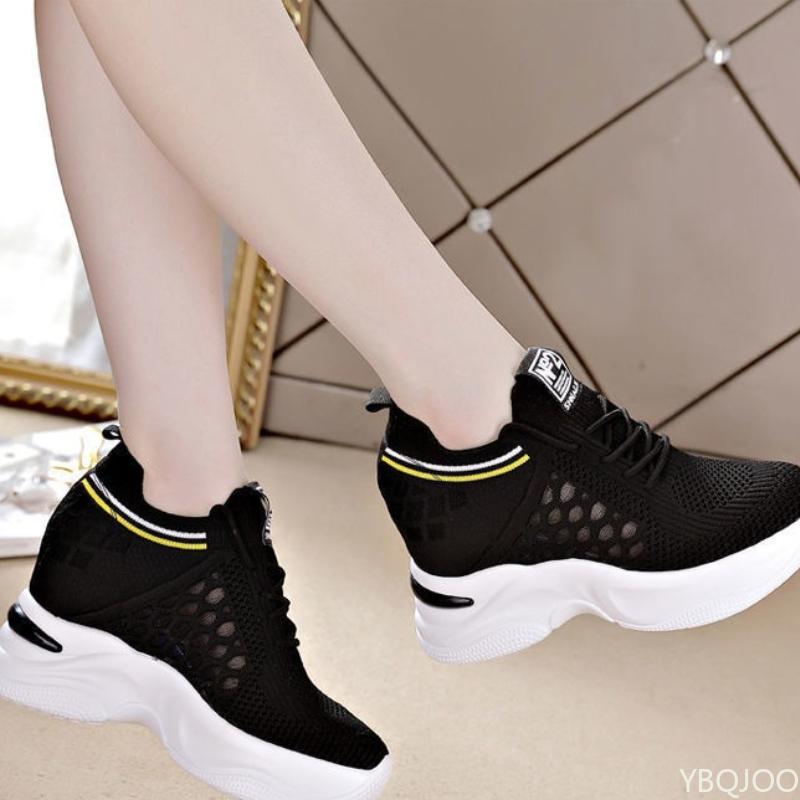 Small Size Spring and Autumn Fashionable Thick Soled Height Increasing Women's Shoes Versatile Casual and Comfortable Dad Shoes