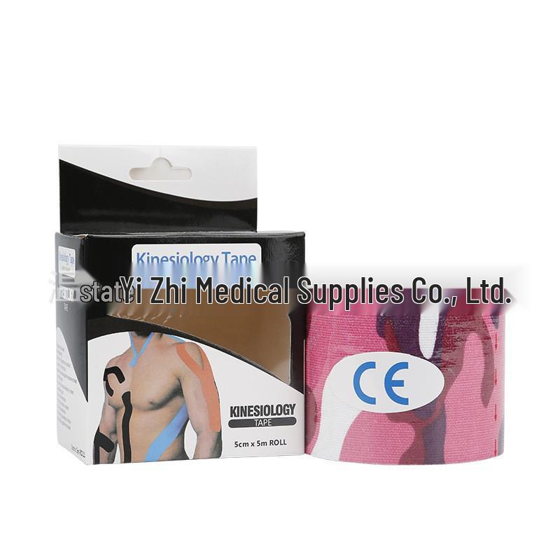 Pre-cut Elastic Muscle & Kinesiology Tape for Lifting, Sports, and Fitness - Includes Knee Pads for Basketball