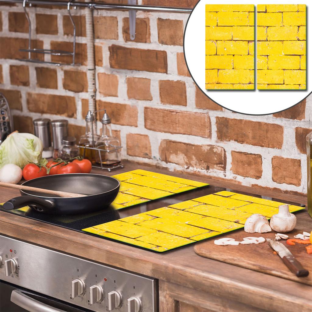 Szklana Deska Do Krojenia 2X 30X52 Cegły