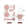 REWELL DIY Little Flying Pig Shoulder Bag Sewing Kit