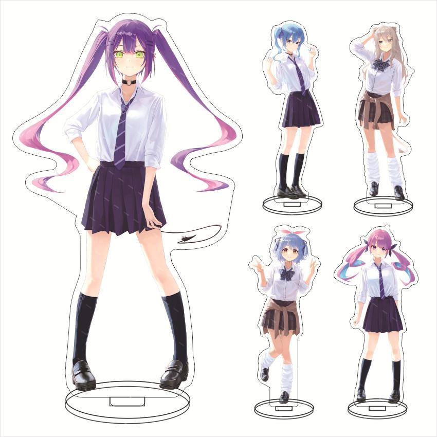 Hololive Anime Acrylic Stand Model Plate Decoration Desk Figure Display Friends Girls Gift Cartoon Peripheral Product New Sale