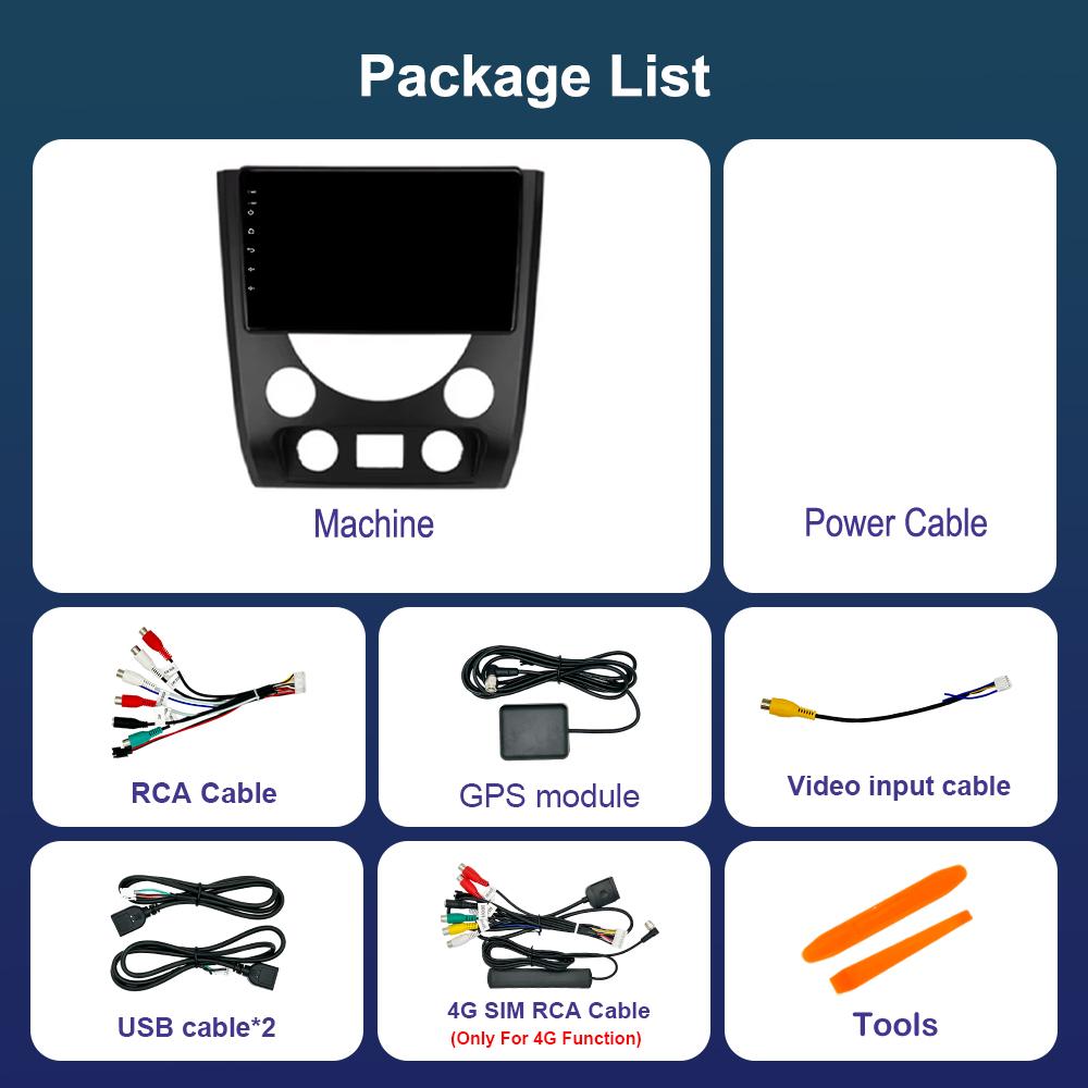 GPS Navi 4G for SsangYong Rexton W 2014 - 2016 HD Screen Android 14 Intelligent System Car Video Multimedia Player BT Head Unit