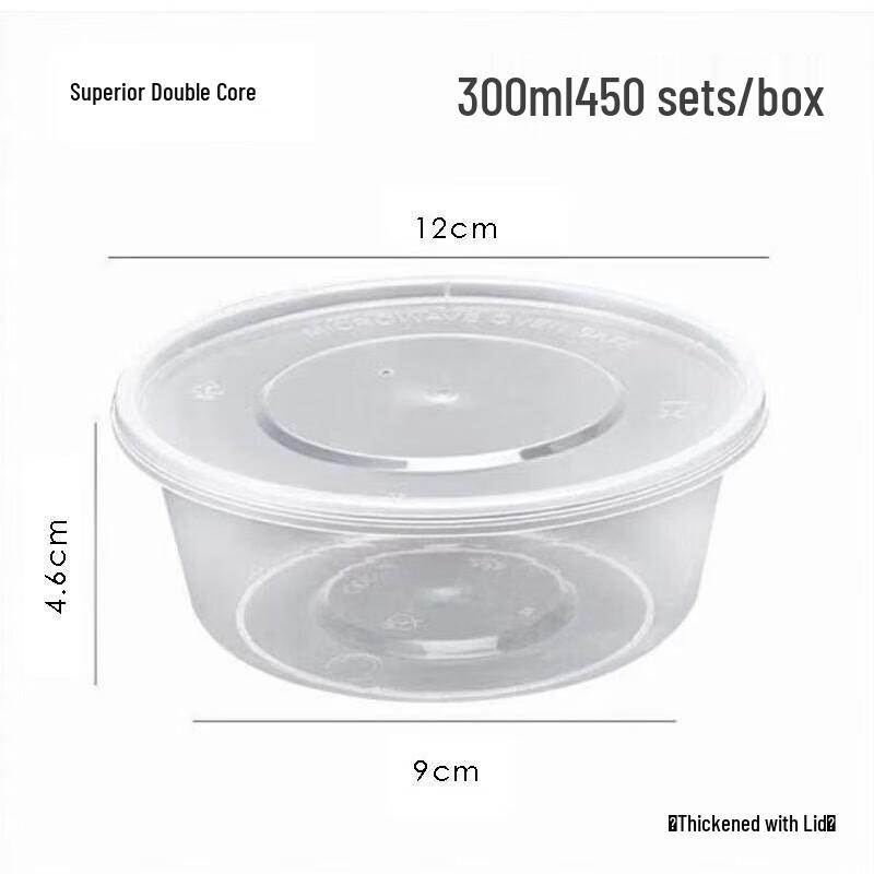 Einweg-Transparente Plastik-Lebensmittelbehälter mit Deckeln