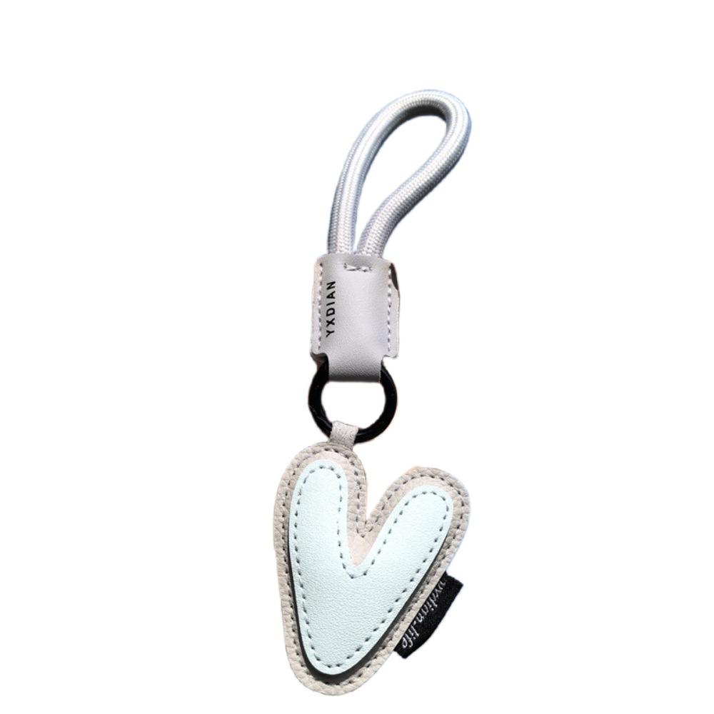 PU Leather 26 Letter Keychain Sweet Lucky Letter Pendant Fashion Alphabet Key Holder  Friend