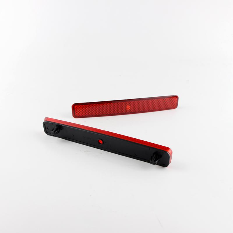 2PCS Red Lens Only Shell Rear Bumper Brake Lamp Cover No Bulb For VW T5 Transporter/Caravelle/Multivan (pre-facelift) 2003-2011