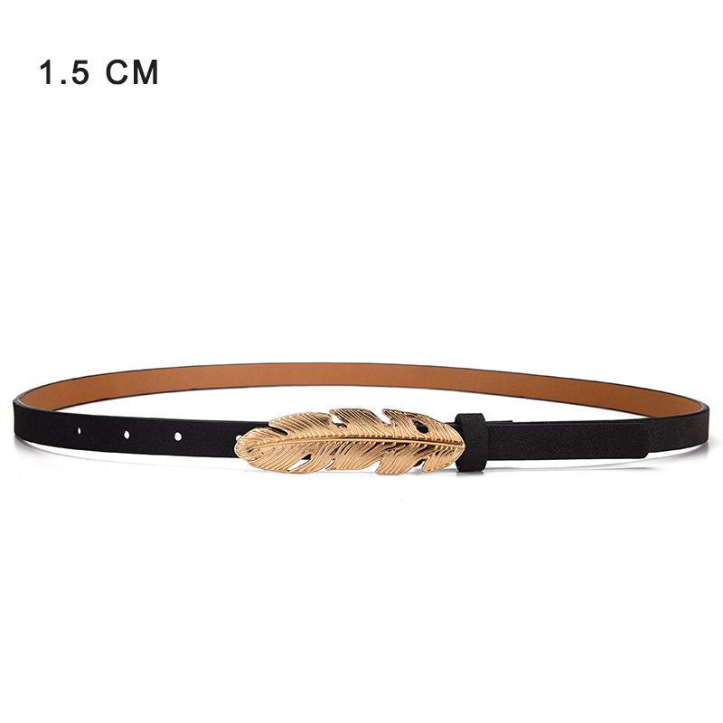 

Тонкий пояс для женщин, простые декоративные джинсы с платьем Тонкий пояс для женщин 110cm чёрный