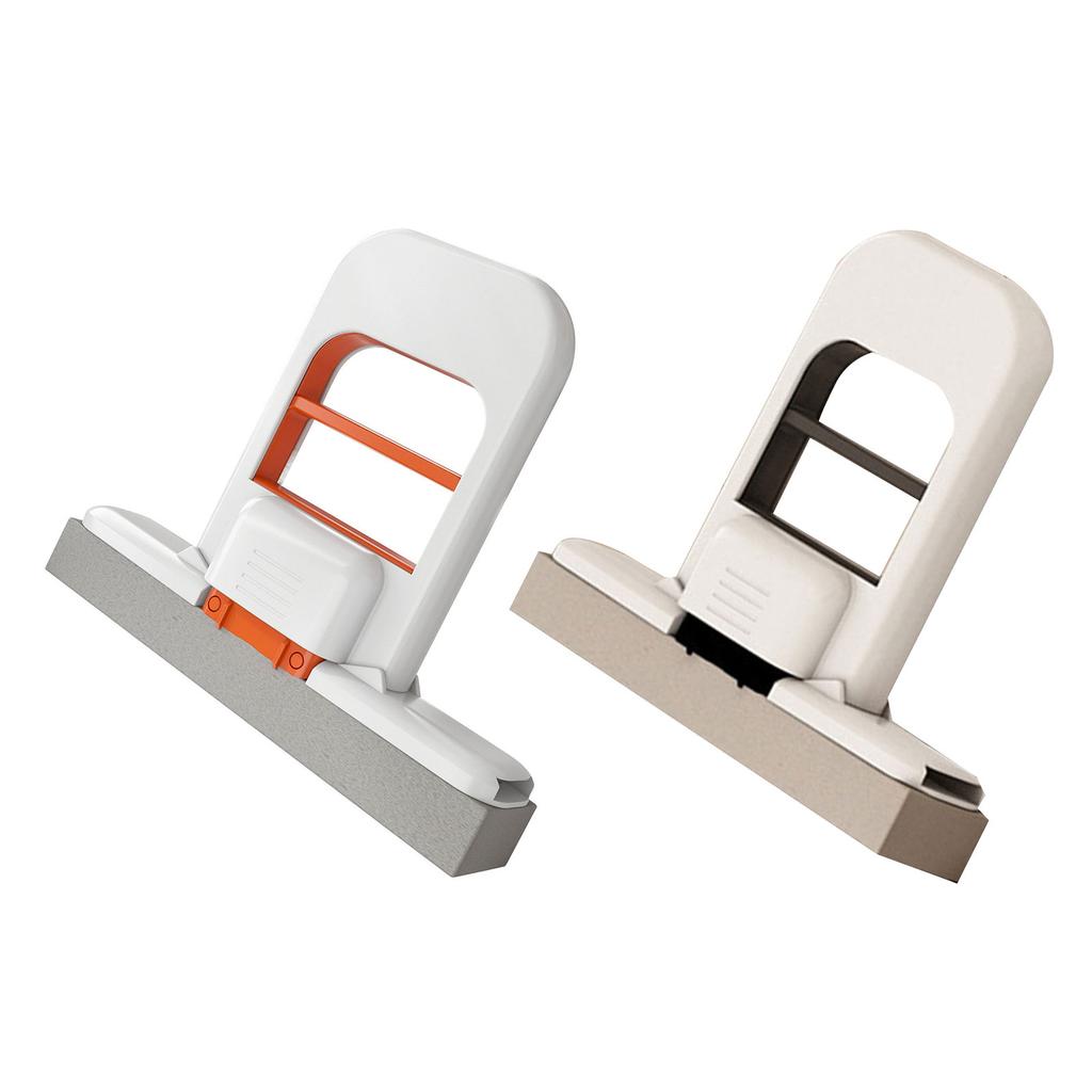 Mini Faltbarer Mopp mit Saugfähigem Schwammkopf für Schnelle Reinigung Hands Free Design Kompakte Aufbewahrung Heim-Büro-Gebrauch