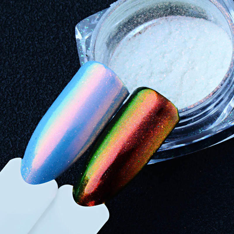 Metallic Effect Glitter Powder Chrome Dust Nail Art Decoration Mirror Chrome Pigment