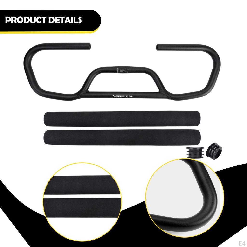 Bicycle Butterfly Handlebar Accessories Aluminum Alloy Ergonomic Comfortable Grip Outdoor Riding