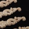 4 Unpainted Applique Wood Carved Corner Furniture Decor