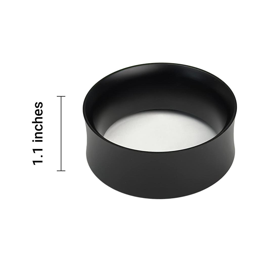MiiCoffee 58mm Magnetic Pour Funnel Espresso Coffee Pour Ring Anodized Aluminum with 9 Magnetized Steel Compatible with 58mm Portafilters - - Pieces,