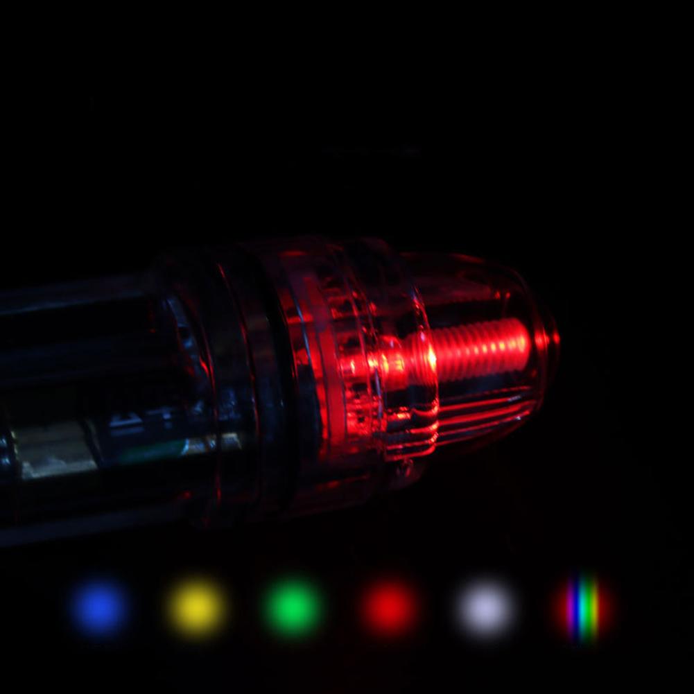 LED Underwater Flash Lure Lamp Attracting Fish Fishing Lure Boat Fishing Clip