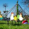 Luci Solari di Pasqua per Esterno Impermeabili Luci a Forma di Coniglio per Sentieri Decorazioni Pasquali Decorazioni Giardino Esterno Veranda Prato Decorazione per l'Ingresso