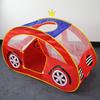 130cm/51inch Children’s Game Tent Cartoon Car for Play House Indoor for Play Tent Summer Garden Backyard Lawn for Sun Te