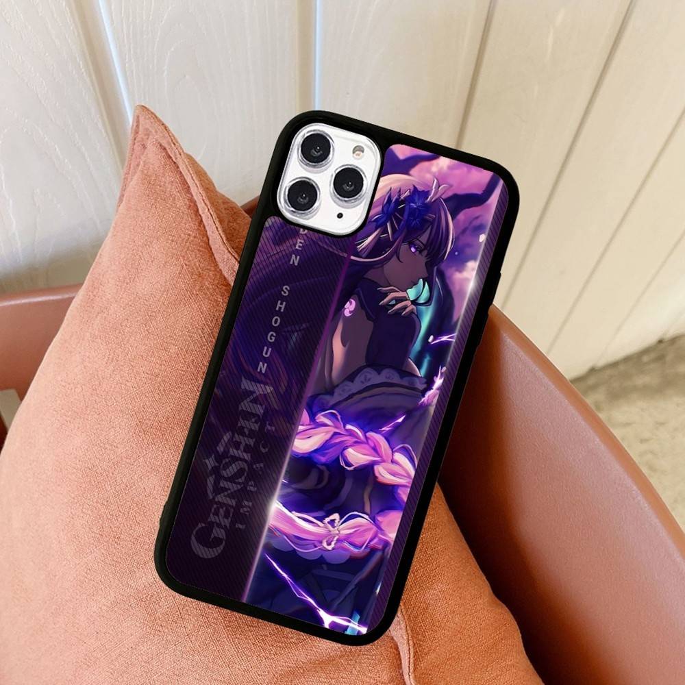 Game Genshin Impact For iphone 17 Air 16 15 14 13 12 11 Pro Max TPU+PC Plus Shockproof Back Phone Cover