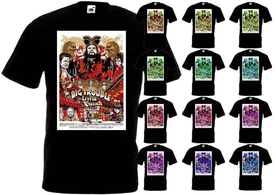 Big Trouble In Little China V26 T-shirt Movie John Carpenter All Sizes S5XL