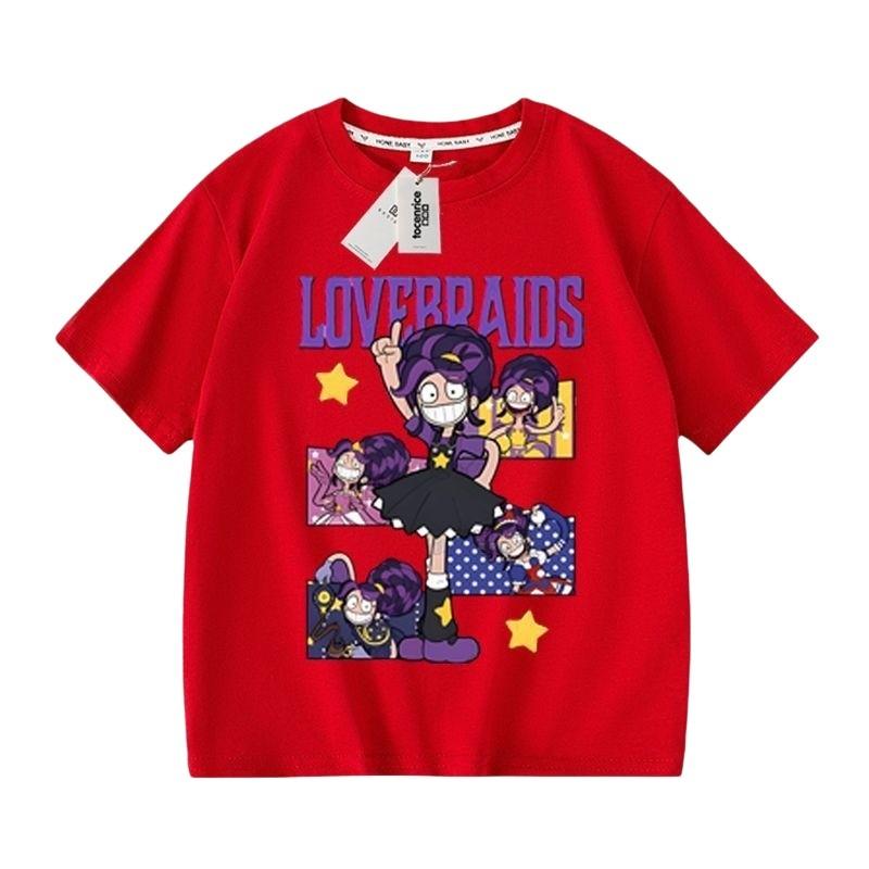 Kids Girls Lily Lovebraids Printed Short Sleeves T-Shirt Top