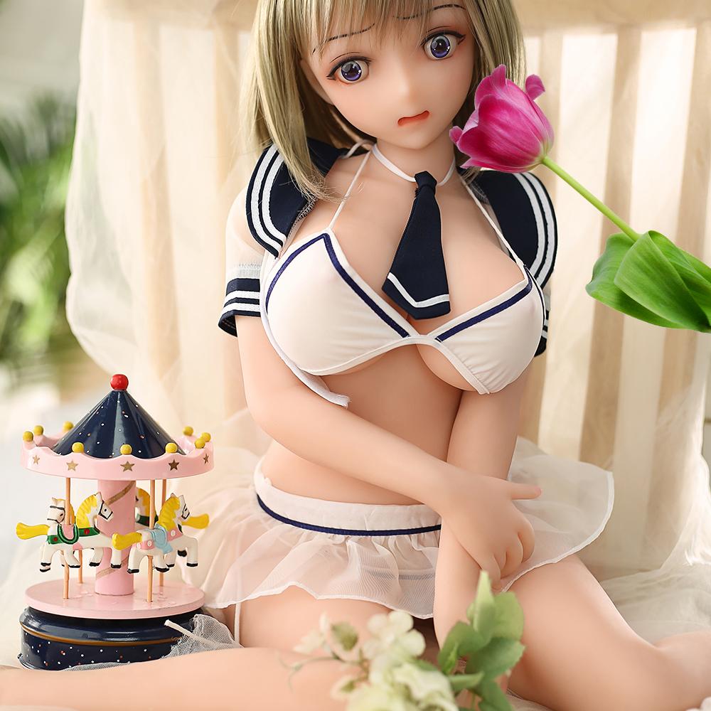 65cm/80cm/100cm/110cm Full Body doll, 3D Silicone Sex Doll Made Of Safe TPE Material With Realistic Vagina And Anal Opening, An Adult Sex Toy