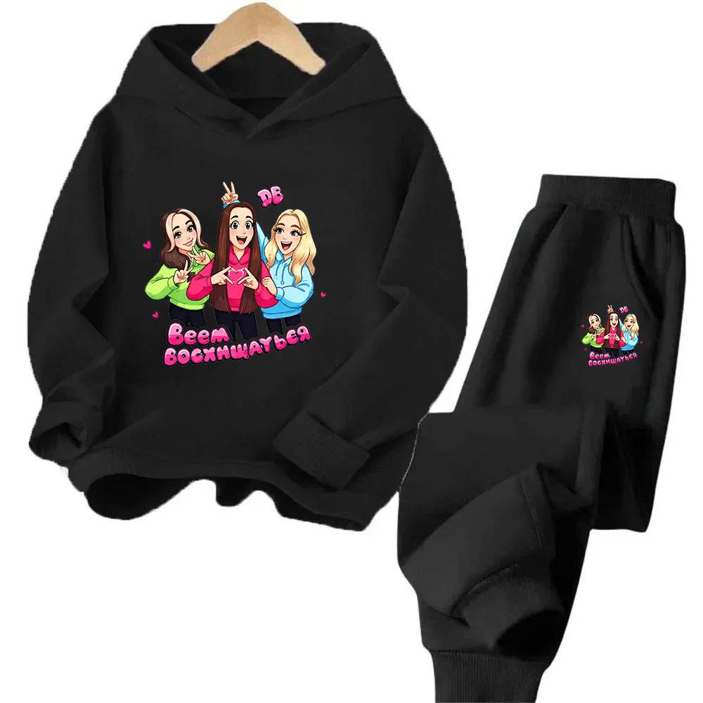Demon Hunter Squad Anime Kids Hoodie & Sweatshirt Set - New Style Two-piece