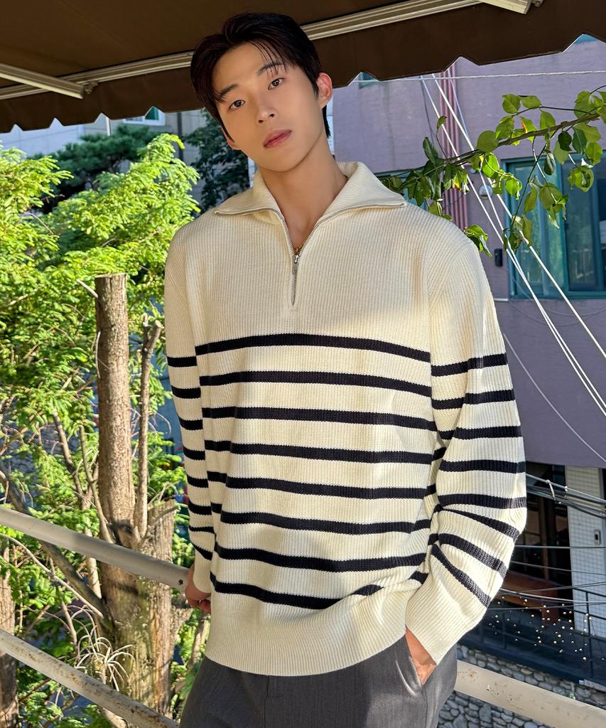 MINDBRIDGE [On][Select Zip-Up Or Round Neck] Hacci Knit Oversized Daily Knit - 6 Colors