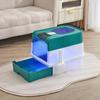 Fully Enclosed Anti-Splash Cat Litter Box with Drawer