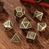 Hot Metal DND Polyhedral Dice Set for Tabletop RPGs