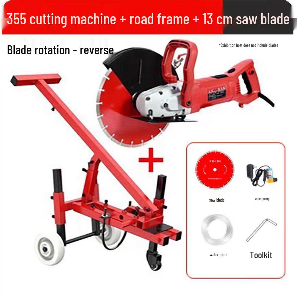 Multi-Functional Dust-Free Handheld Wall and Concrete Grooving Machine