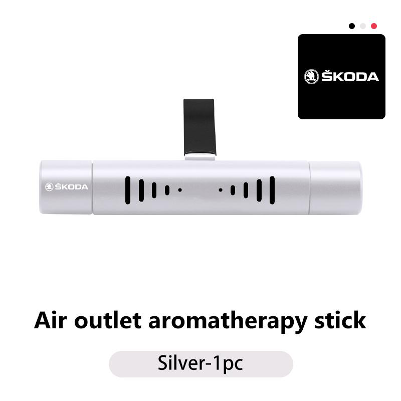 AAFO1 For Skoda Car Air Vent Perfume Auto Air Freshener Flavoring Smell Aroma Accessories VRS Octavia 1 2 3 A7 A5 Fabia Rapid Superb