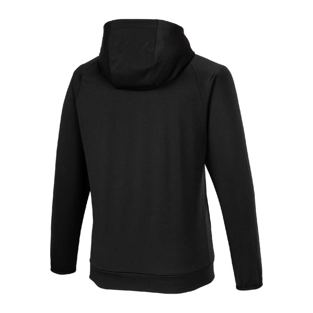 Mizuno Sweat Training 32JCB760 N-XT Hoodie, Fleece-Lined, Warm, Wear, Black,