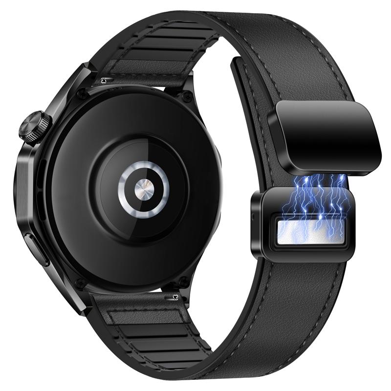 22mm 20mm Leather Silicone Strap for Huawei Watch GT6/GT6 Pro/5/GT5 GT4 3 46mm Replaceable wristband for Amazfit Bip 6/GTR/GTS4