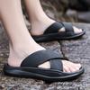 Fashion Anti-slip Anti-odor Soft-soled Casual Beach Shoes for Men Summer New Designer Slippers Male Solid Color Fashion Slipper Shoe Man