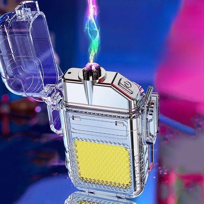 Waterproof and Windproof Flashlight USB Rechargeable Portable Outdoor Camping Lighting Tool Men's Gift Surprise Gift