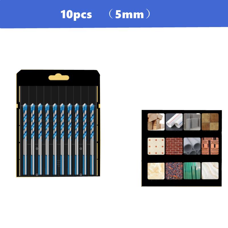 Carbide Multi-function Drill Bit 3 4 5 6 8 10 12mm Ceramic Tile Iron Sheet Glass Wall Tapper Triangle Drill Set