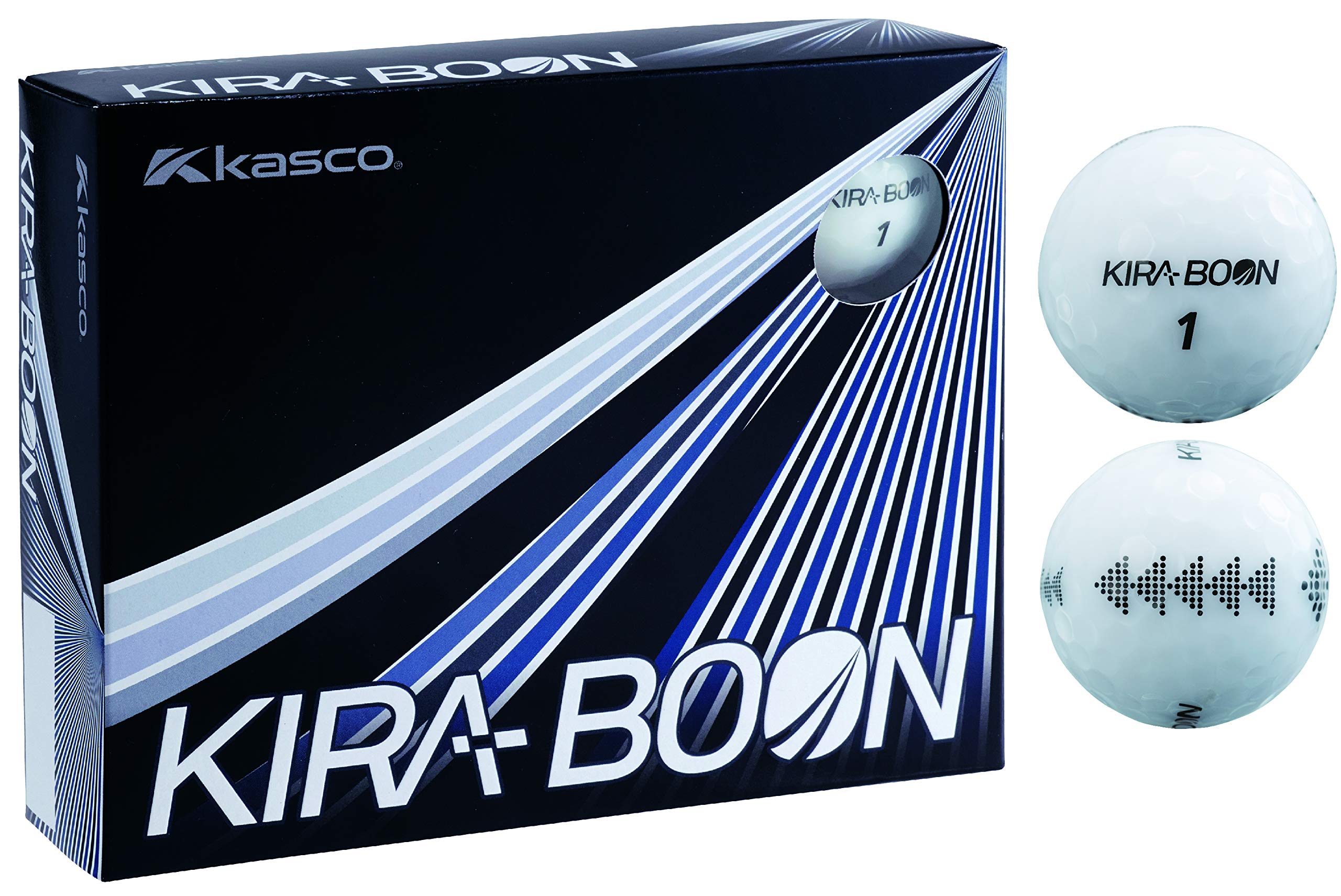 

Kasco KIRABOON Golf Balls with Triangular Target 1 Dozen KIRABOON White Mark, (12 Balls), Triangular,