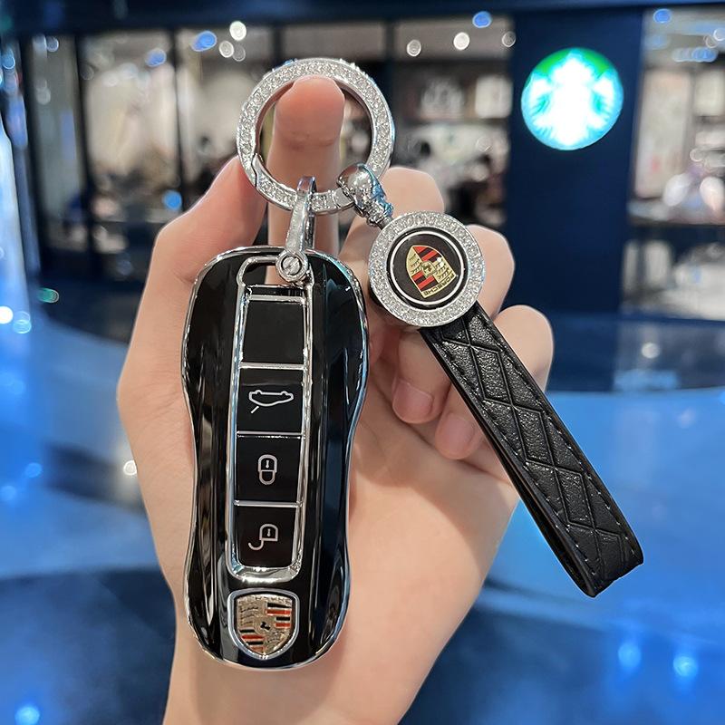 For Porsche Key Case Paramela Panamera Cayenne Buckle Macan911 Case