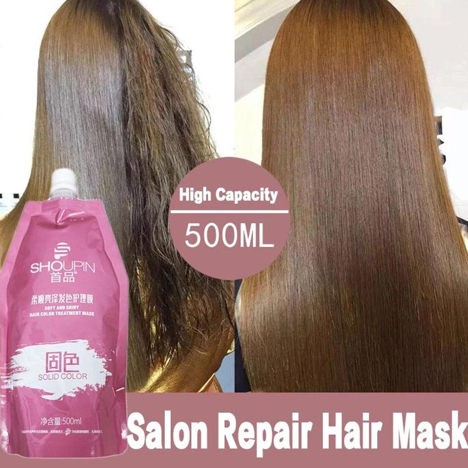 Masque Capillaire Magique Kératine 30ml/500ml Réparation en 5 Secondes Dommages Frisottis Traitement Cuir Chevelu Racine Cheveux Baume Brillant Lisser Soin Cheveux Doux