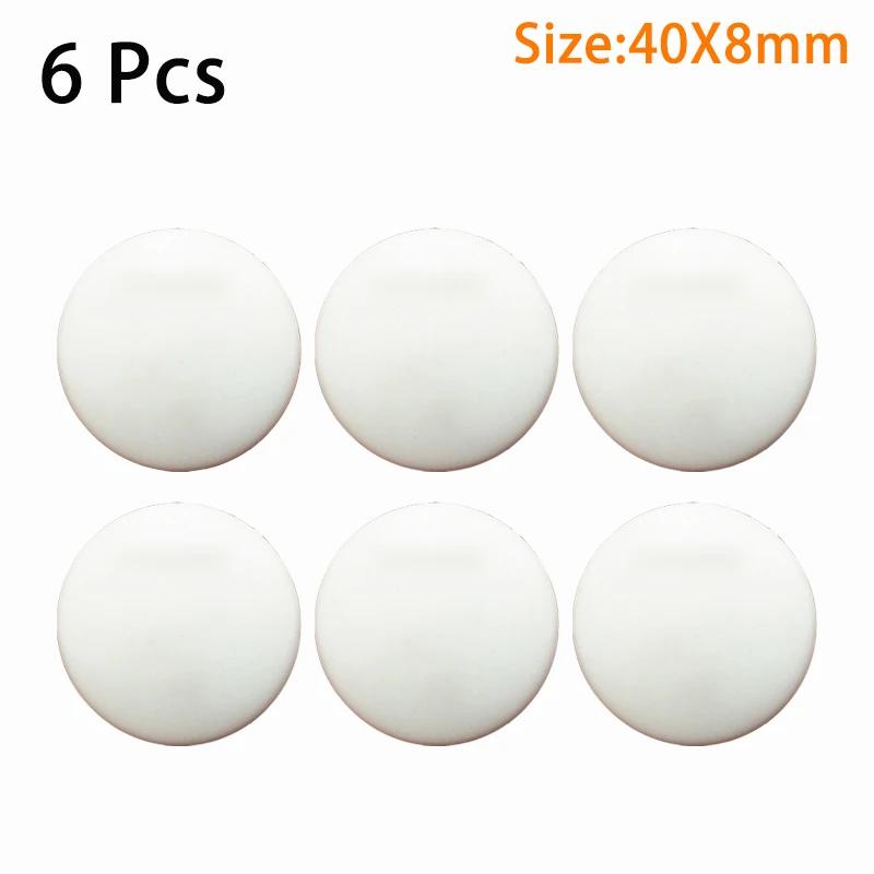1/6Pcs Clear Soft Silicone Wall Protector Door Handle Bumper Self-adhesive Door Stopper Muffler Collision Cushion Protective Pad