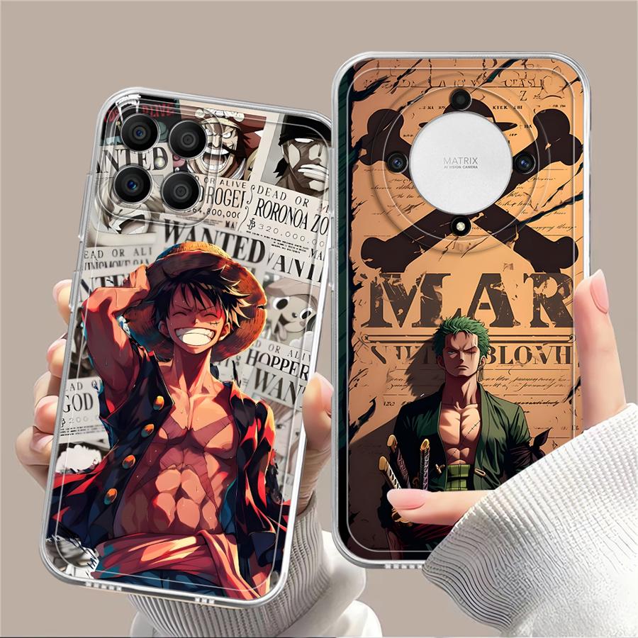 One Piece Luffy Case for Honor X7b X8 X9b X8b 90 Lite X8a X9a Soft Phone Cover