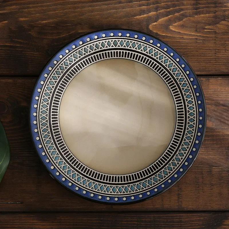 

Высококачественная керамическая тарелка Западная тарелка для стейка салатная тарелка Изысканная керамическая миска для лапши Настраиваемая кухонная посуда Кухонные аксессуары