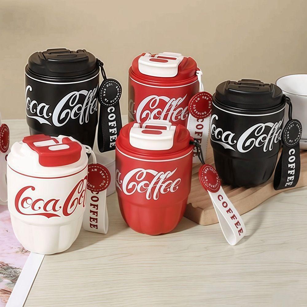 260ml Vakuumisolierter Becher Doppellagiger Strohhalmbecher Modische Mini-Kaffeetasse Reise Outdoor