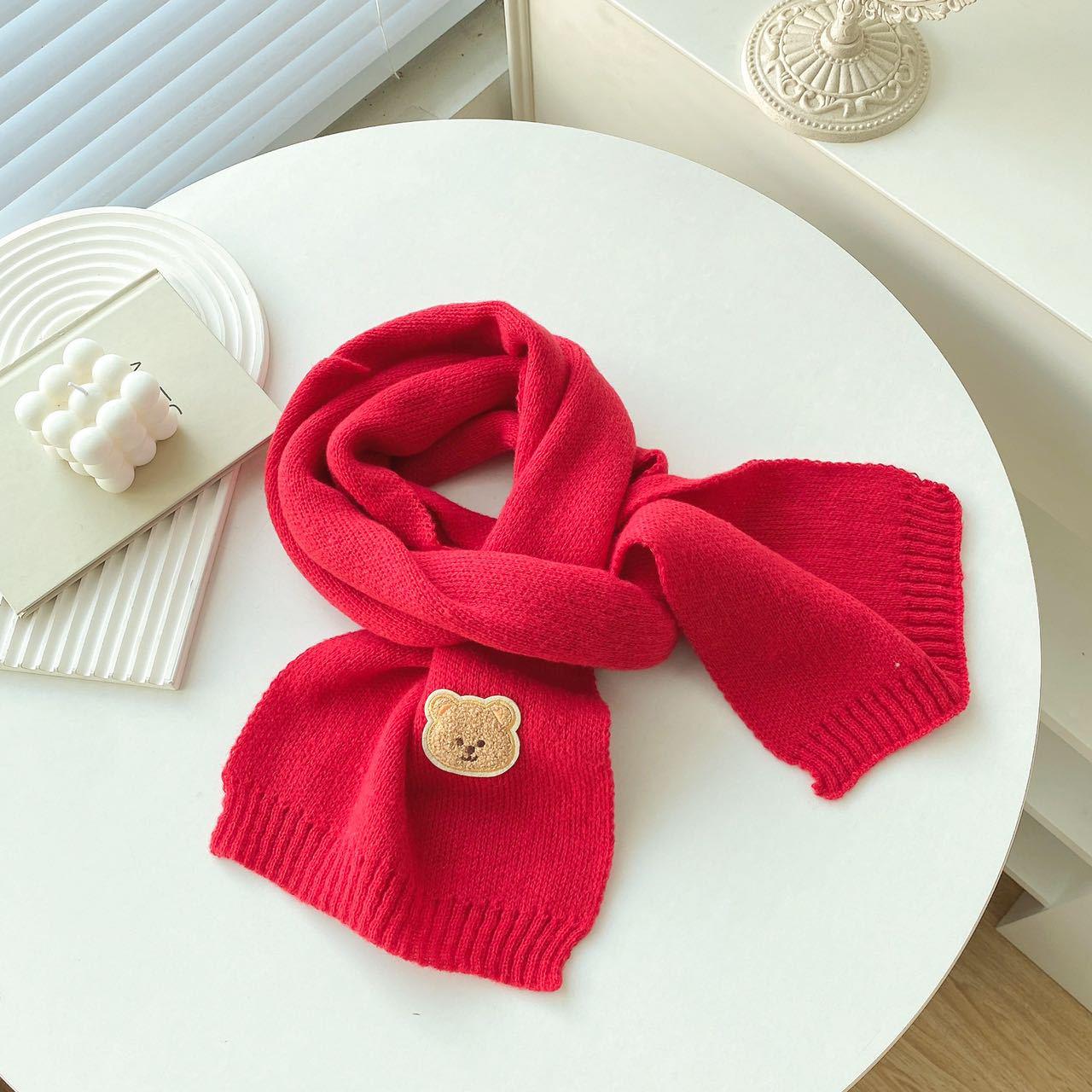 

2024 Women s Korean Style Reindeer Scarf - Warm Knitted Christmas Snood, Perfect Winter Birthday Gift