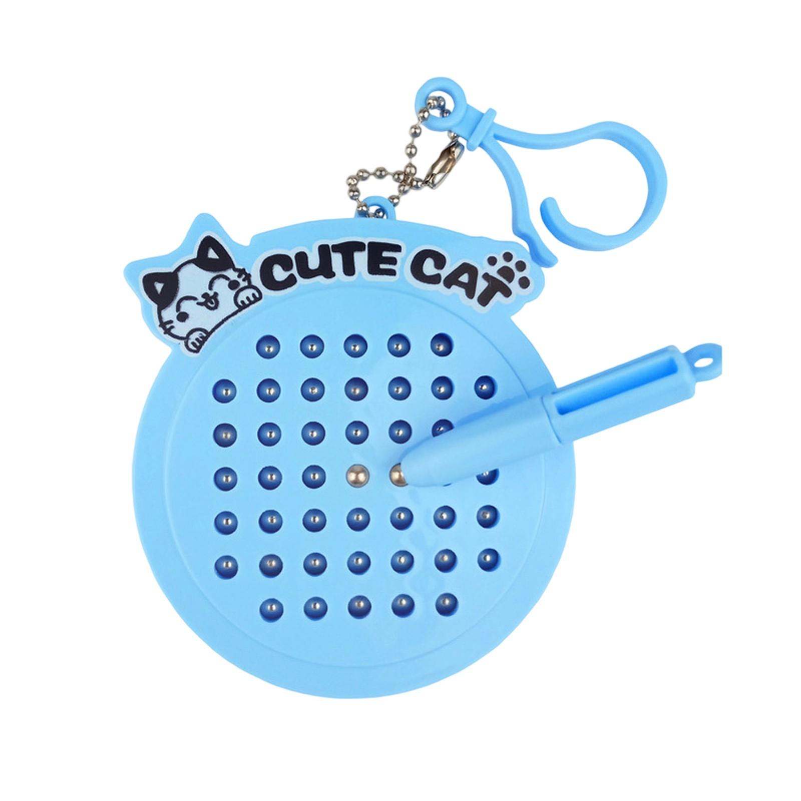 

Cat Magnetic Drawing Board Keychain Leisure Toy Bag Pendant Fun Keychain Cartoon Cat Pendant Jewelry Fashion Accessories Creative Gift One Size