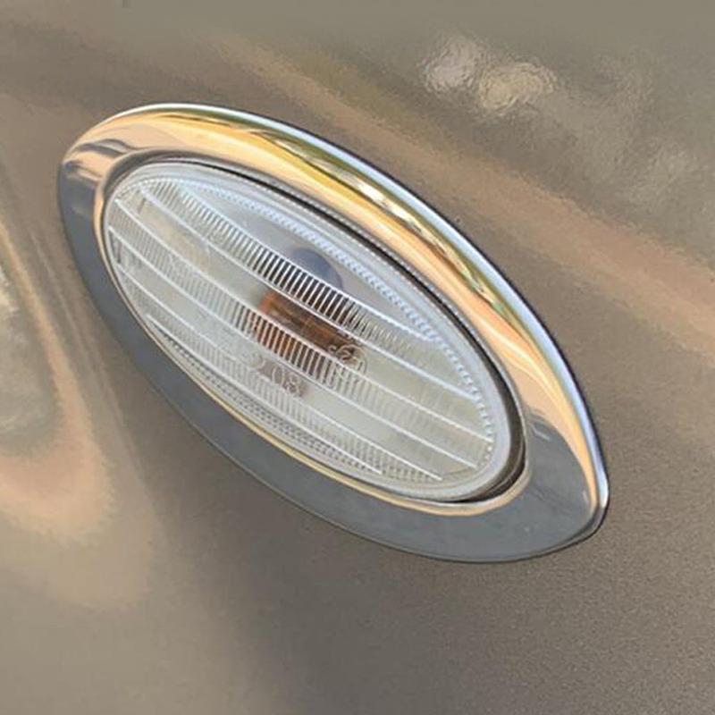 Car Side Head Side Light Lamp Frame Cover Trim Panel Eyebrow For Nissan X-Trail XTrail T31/Rogue 2008 2009 2010 2011 2012 2013