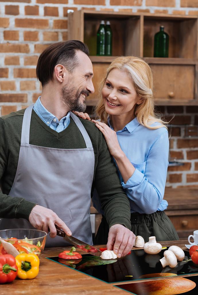 SZKLANA PŁYTA OCHRONNA NA KUCHENKĘ 85x52 OWOCE