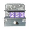 Reading Tracker Bookshelf Decoration with Dices Book Read This Year Reading Achievements Counter Reading Nook Accessory for Book Lovers
